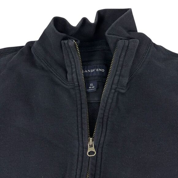 Lands End Mens Heavy 1/4 Zip Pullover size XL - Picture 4 of 7